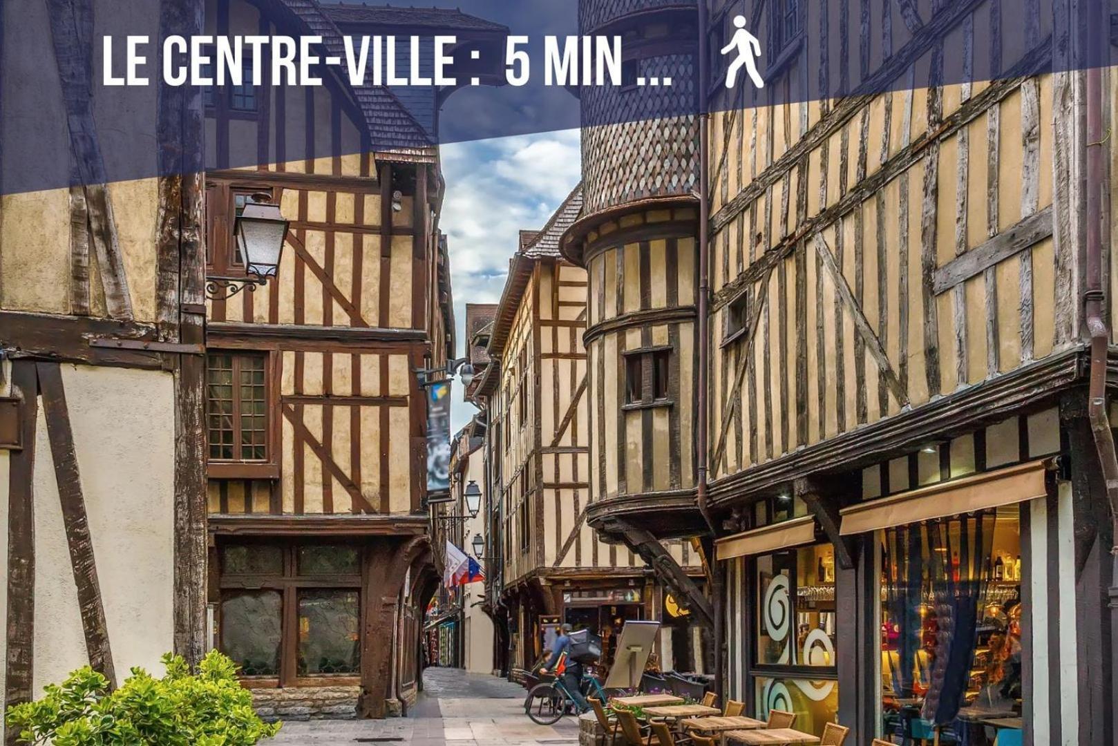 Le Travel - Appartement Equipe Proche Centre Et Yschools 特鲁瓦 外观 照片